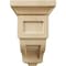 Ekena Millwork 3 1/2"W x 3 3/4"D x 6"H Mini Reyes Wood Corbel, Rubberwood CORW03X03X06RYRW - alternate 4